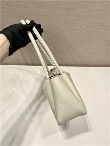 Medium Leather Handbag 1BA444 White-6.jpg