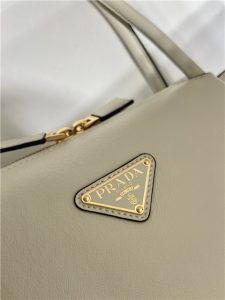Medium Leather Handbag 1BA444 White-7.jpg