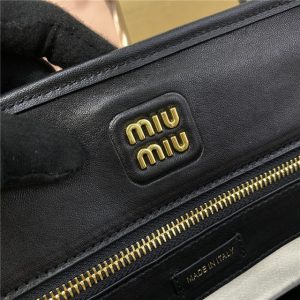 Miu Miu Aventure Nappa Leather Bag 5BG291 Black-10.jpg
