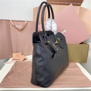 Miu Miu Aventure Nappa Leather Bag 5BG291 Black-2.jpg