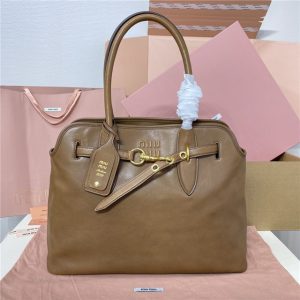 Miu Miu Aventure Nappa Leather Bag 5BG291 Oak-1.jpg