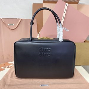 Miu Miu Beau Leather Bag 5BB117 Black-1.jpg