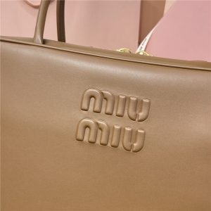 Miu Miu Beau Leather Bag 5BB117 Oak-6.jpg