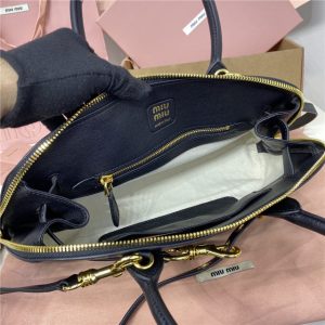 Miu Miu Medium Aventure Nappa Leather Top-handle Bag 5BB168 Black-11.jpg