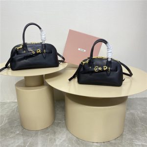 Miu Miu Medium Aventure Nappa Leather Top-handle Bag 5BB168 Black-12.jpg