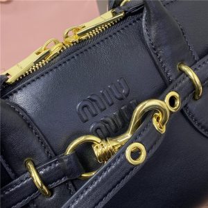 Miu Miu Medium Aventure Nappa Leather Top-handle Bag 5BB168 Black-5.jpg