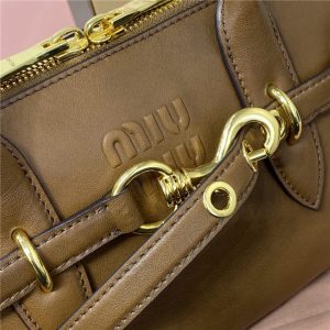 Miu Miu Medium Aventure Nappa Leather Top-handle Bag 5BB168 Oak-5.jpg