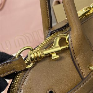 Miu Miu Medium Aventure Nappa Leather Top-handle Bag 5BB168 Oak-6.jpg