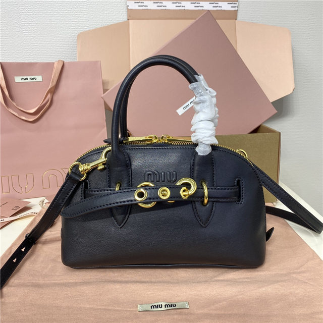 Miu Miu Small Aventure Nappa Leather Top-handle Bag 5BB169 Black-1.jpg