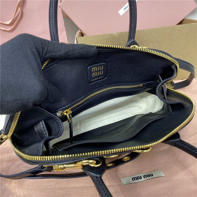 Miu Miu Small Aventure Nappa Leather Top-handle Bag 5BB169 Black-10.jpg