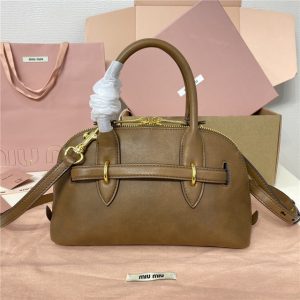 Miu Miu Small Aventure Nappa Leather Top-handle Bag 5BB169 Oak-3.jpg