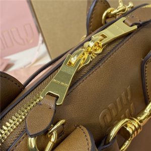Miu Miu Small Aventure Nappa Leather Top-handle Bag 5BB169 Oak-6.jpg