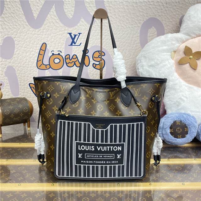 Louis Vuitton Neverfull Inside Out MM M11946 Black