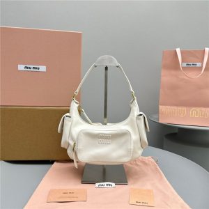 Pocket Nappa Leather Bag 5BC146 White-1.jpg