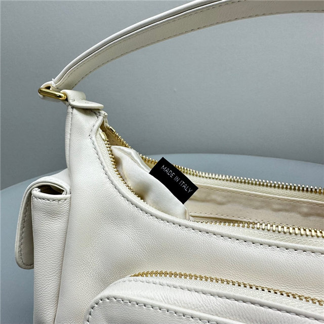 Pocket Nappa Leather Bag 5BC146 White-7.jpg