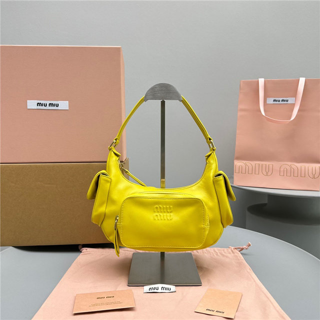 Pocket Nappa Leather Bag 5BC146 Yellow-1.jpg