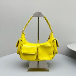 Pocket Nappa Leather Bag 5BC146 Yellow-3.jpg