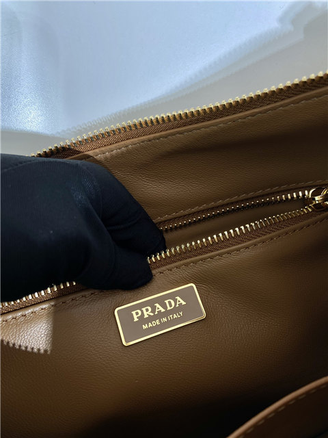 Prada Aimee Large Leather Shoulder Bag 1BC228 Caramel-10.jpg