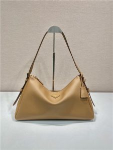 Prada Aimee Large Leather Shoulder Bag 1BC228 Caramel-2.jpg