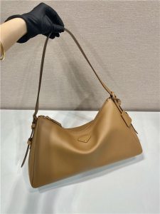 Prada Aimee Large Leather Shoulder Bag 1BC228 Caramel-3.jpg