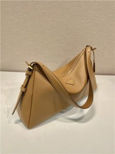 Prada Aimee Large Leather Shoulder Bag 1BC228 Caramel-4.jpg