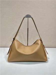 Prada Aimee Large Leather Shoulder Bag 1BC228 Caramel-5.jpg
