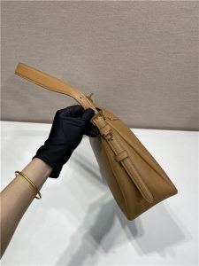 Prada Aimee Large Leather Shoulder Bag 1BC228 Caramel-7.jpg