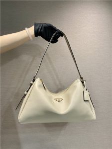 Prada Aimee Large Leather Shoulder Bag 1BC228 Travertine-1.jpg