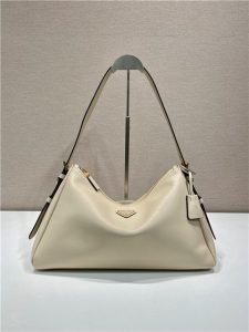 Prada Aimee Large Leather Shoulder Bag 1BC228 Travertine-2.jpg