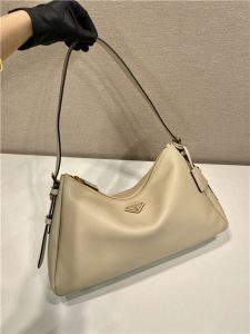 Prada Aimee Large Leather Shoulder Bag 1BC228 Travertine-3.jpg