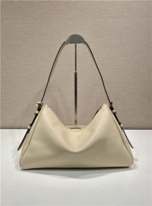 Prada Aimee Large Leather Shoulder Bag 1BC228 Travertine-5.jpg