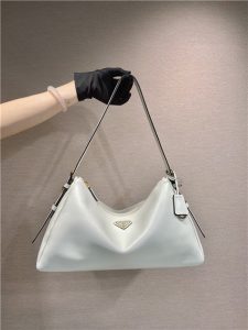 Prada Aimee Large Leather Shoulder Bag 1BC228 White-1.jpg