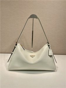 Prada Aimee Large Leather Shoulder Bag 1BC228 White-2.jpg