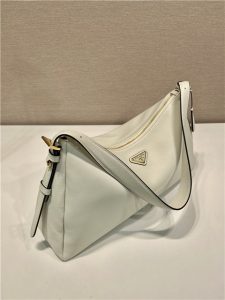 Prada Aimee Large Leather Shoulder Bag 1BC228 White-4.jpg