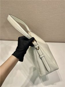 Prada Aimee Large Leather Shoulder Bag 1BC228 White-7.jpg