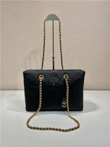 Prada Re-Edition 1995 Chaine large Re-Nylon bag 1BG467 Black-1.jpg