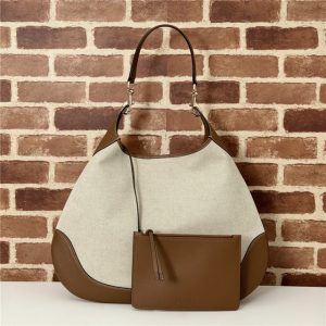 Gucci B Medium Shoulder Bag 815924 White-1