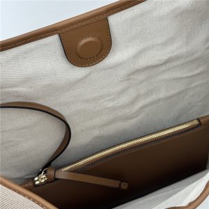 Gucci B Medium Shoulder Bag 815924 White-6