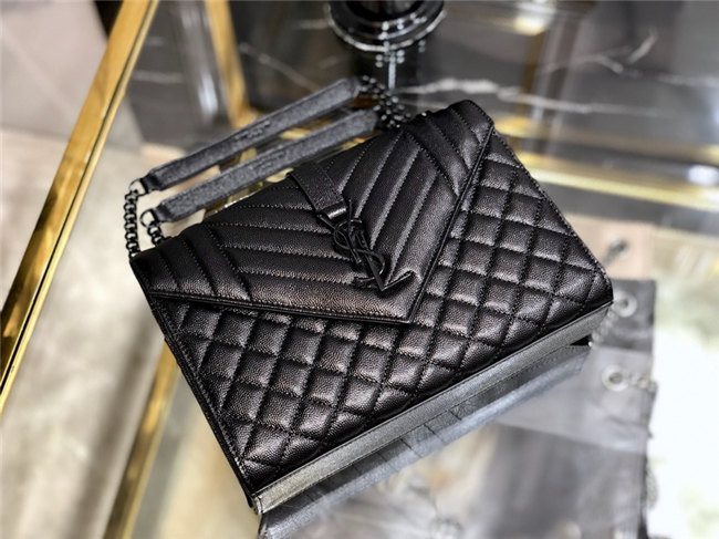 Medium Envelope Chain Bag 8208 BlackBlack-1.jpg