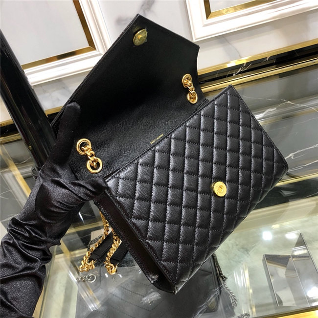 Medium Envelope Chain Bag 8208 BlackGold-7.jpg