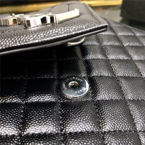 Medium Envelope Chain Bag 8208 BlackSilver-7.jpg