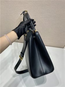 Prada Galleria Large Leather Bag 1BA446 Black-5.jpg