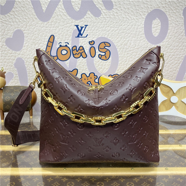 Coussin Hobo MM M12072 Chocolat-1.jpg