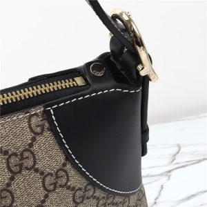 GG Emblem Large Shoulder Bag 815217 Black-8.jpg