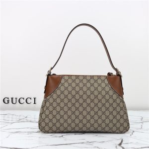 GG Emblem Large Shoulder Bag 815217 Brown-4.jpg