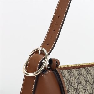 GG Emblem Large Shoulder Bag 815217 Brown-7.jpg