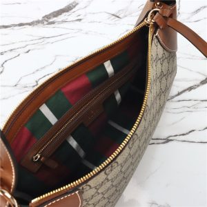 GG Emblem Large Shoulder Bag 815217 Brown-9.jpg