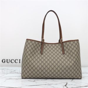GG Emblem Large Tote Bag 815212 Brown-4.jpg