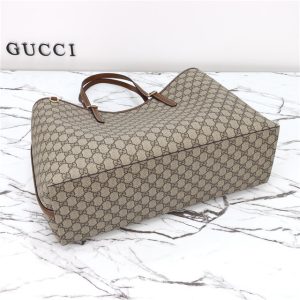 GG Emblem Large Tote Bag 815212 Brown-6.jpg