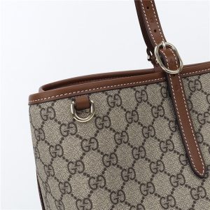 GG Emblem Large Tote Bag 815212 Brown-8.jpg